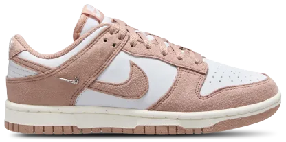 Nike Dunk Low - Particle Pink/White/Metallic Silver - Image 1