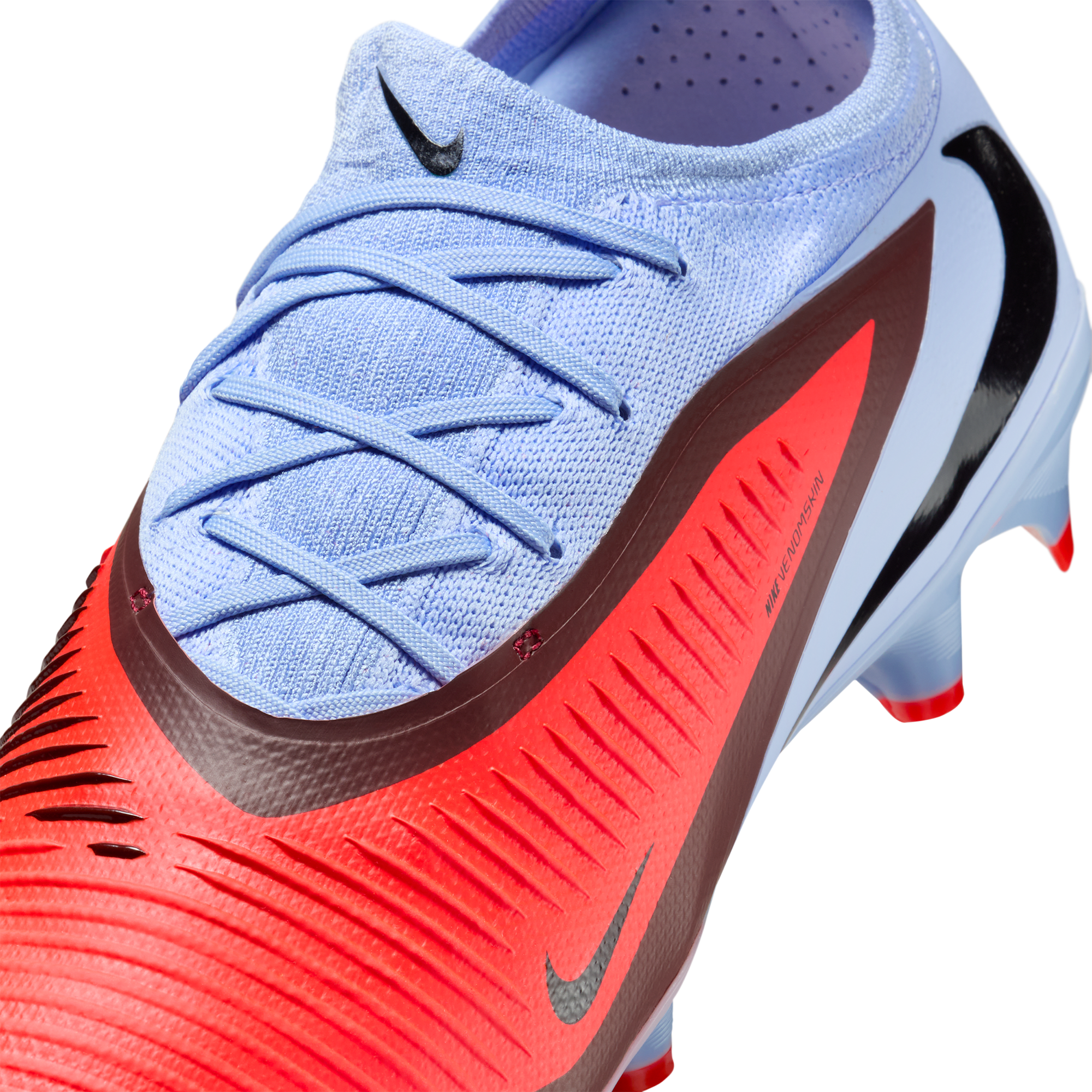 Nike Phantom 6 Low Pro FG - Royal Tint/Brt Crimson - Image 7