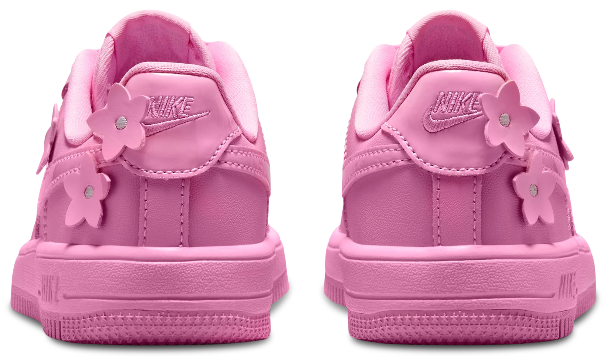 Nike Air Force 1 Low 童款 - Silver/Pink - Image 3