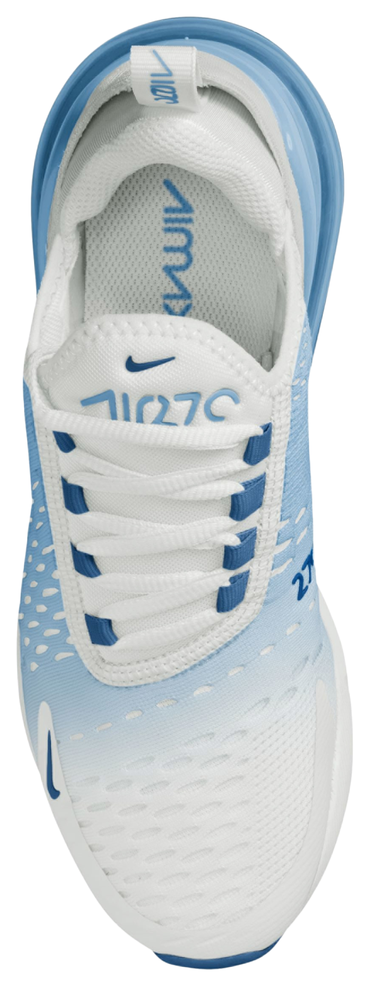 Nike Air Max 270 童款 - Off White/Court Blue/Dutch Blue - Image 3