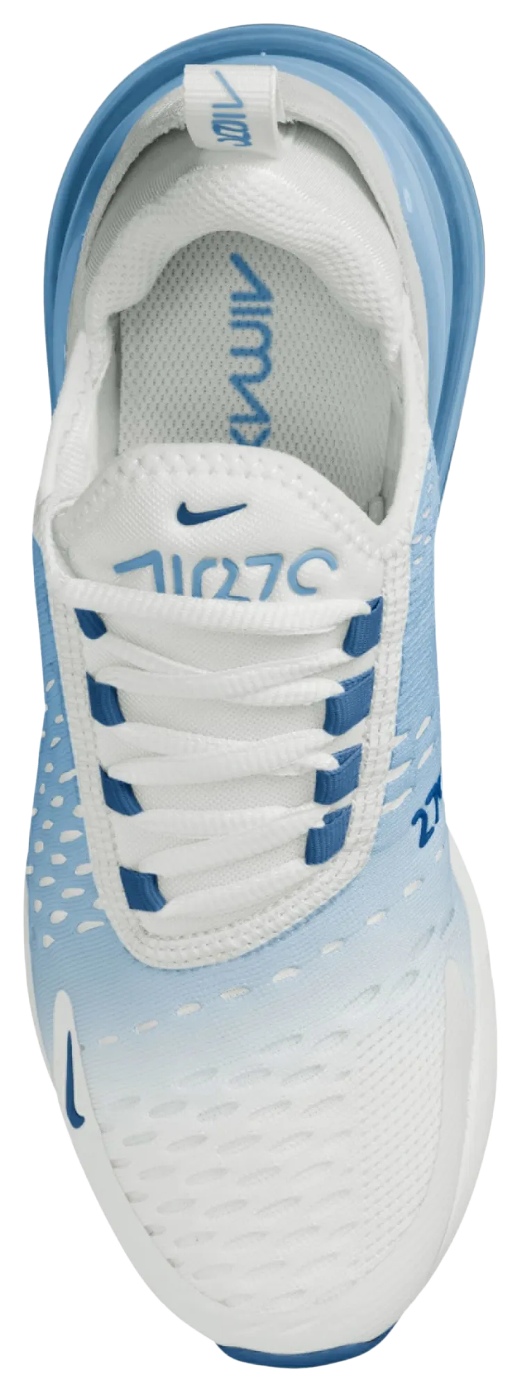 Nike Air Max 270 童款 - Off White/Court Blue/Dutch Blue - Image 3