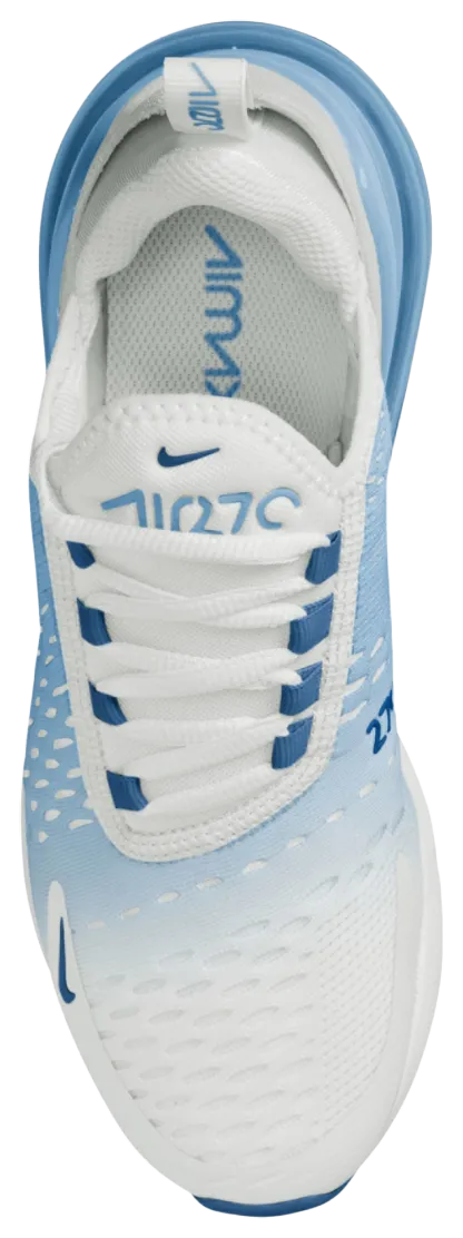 Nike Air Max 270 童款 - Off White/Court Blue/Dutch Blue - Image 3