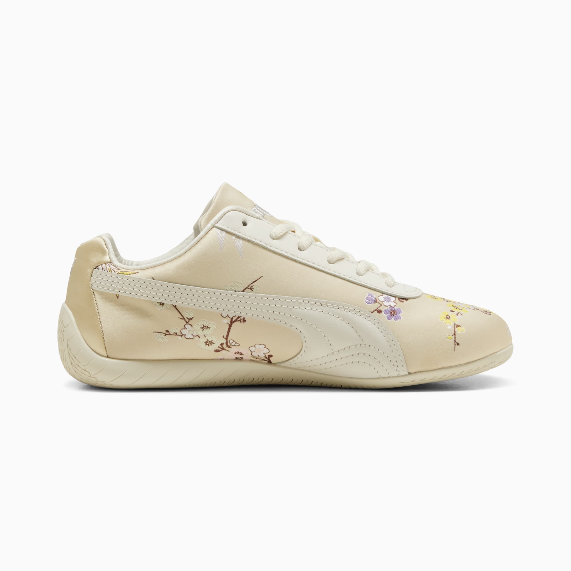 Speedcat Silky Women's Sneakers - Vapor Gray-Buttercream-PUMA Silver - 5