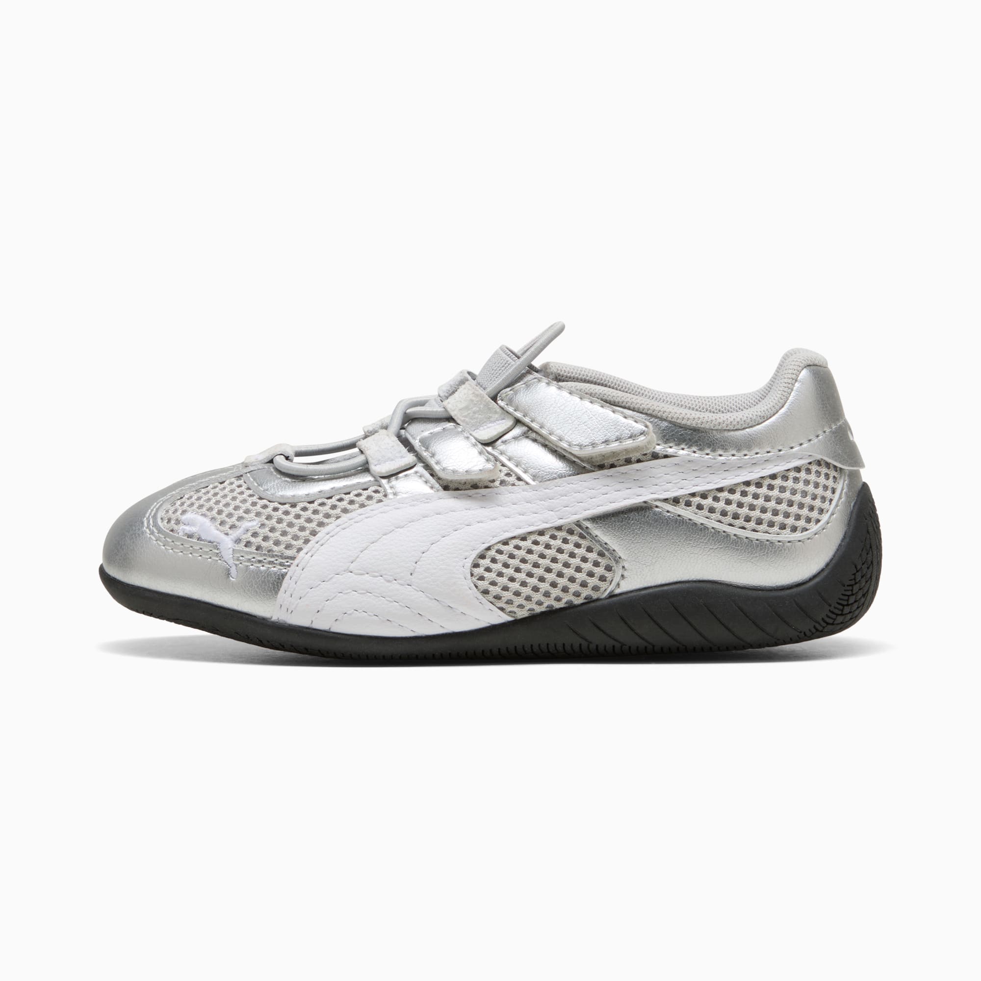 Speedcat Go Metallic Little Kids' Easy On Sneakers - PUMA Silver-PUMA White-PUMA Black - 1