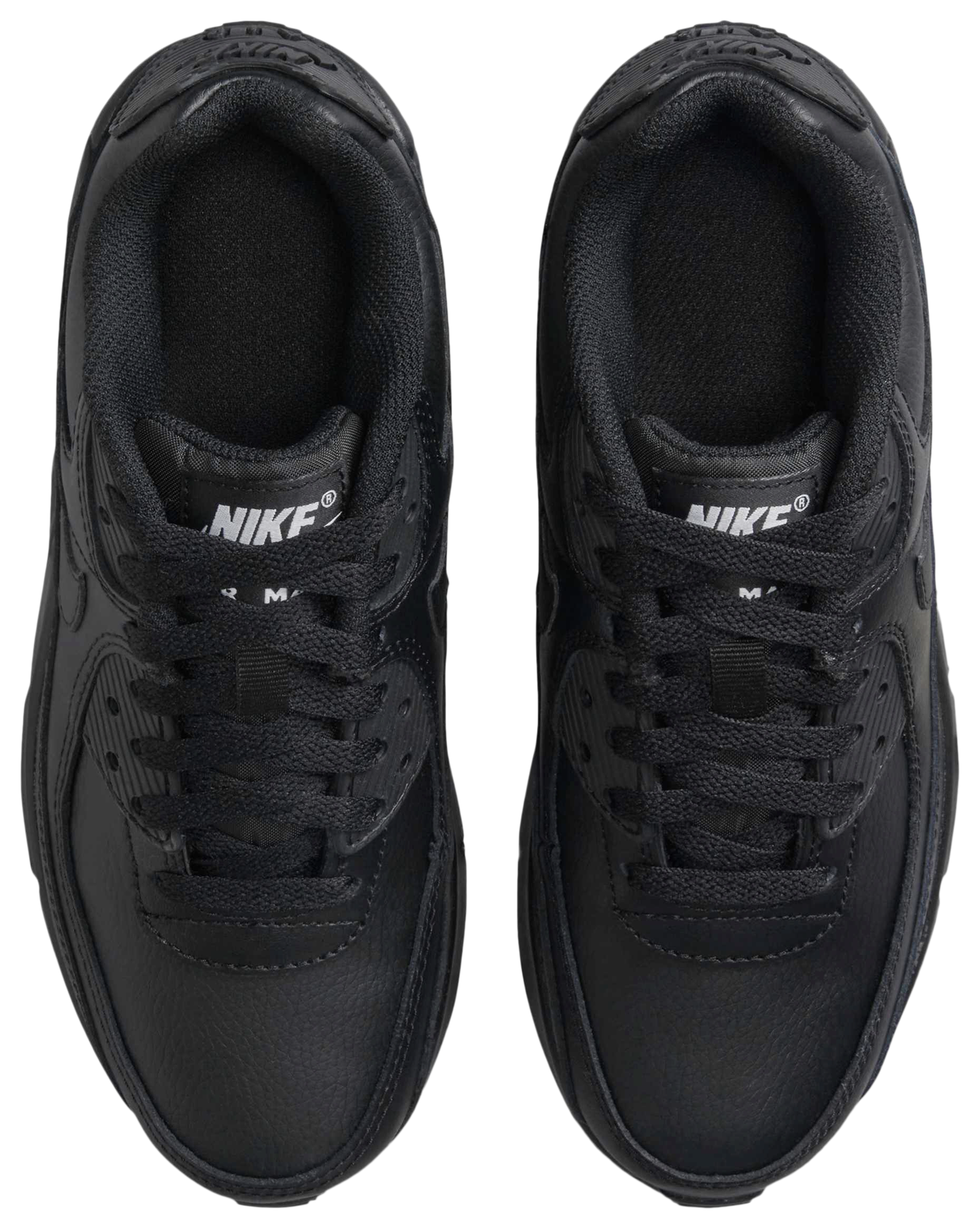 Nike Air Max 90 童款 - Black/Black/White - Image 4