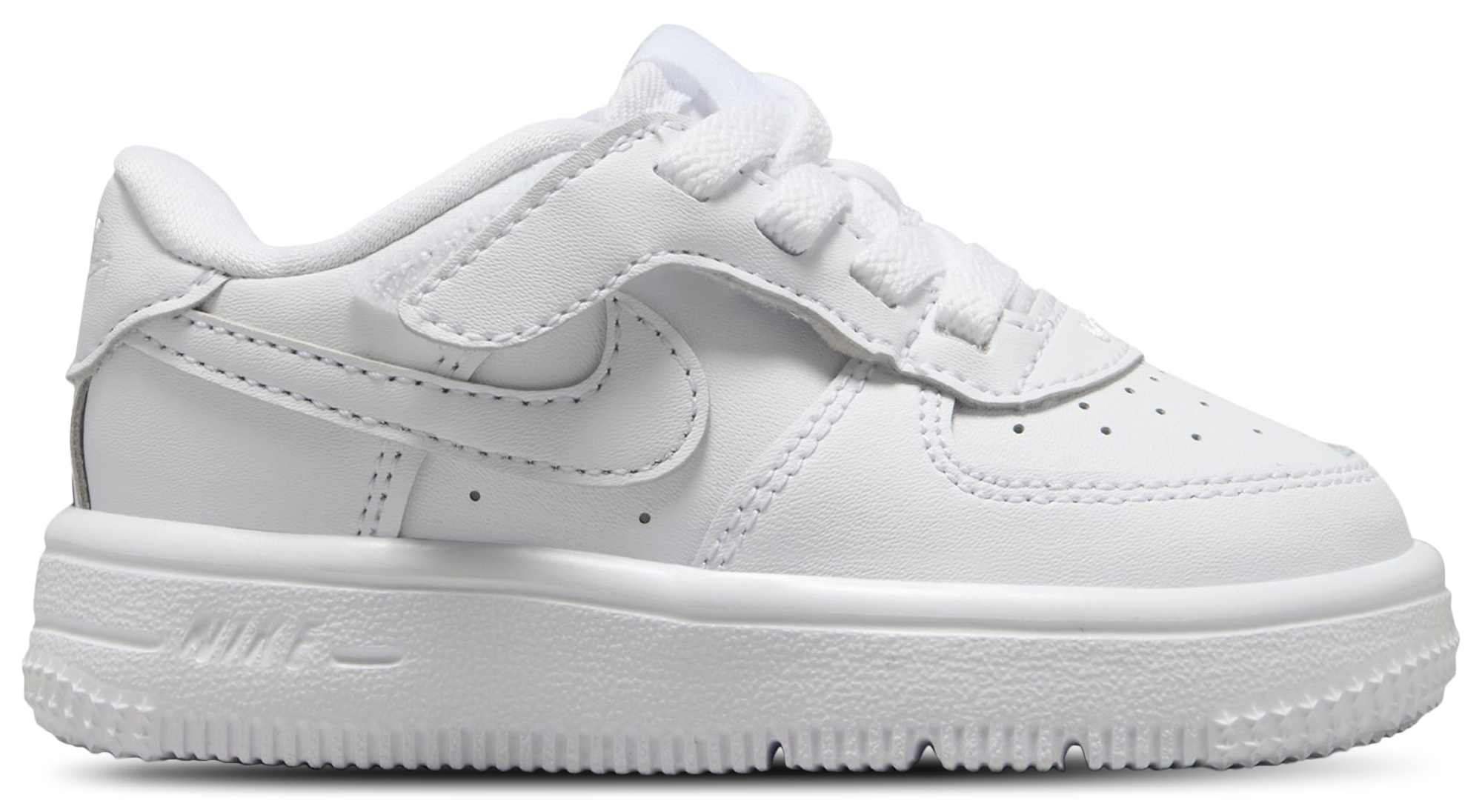 Nike Air Force 1 童款 - White/White - Image 1