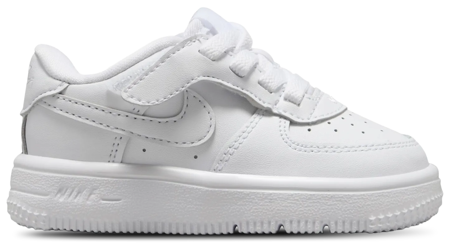 Nike Air Force 1 童款 - White/White - Image 1