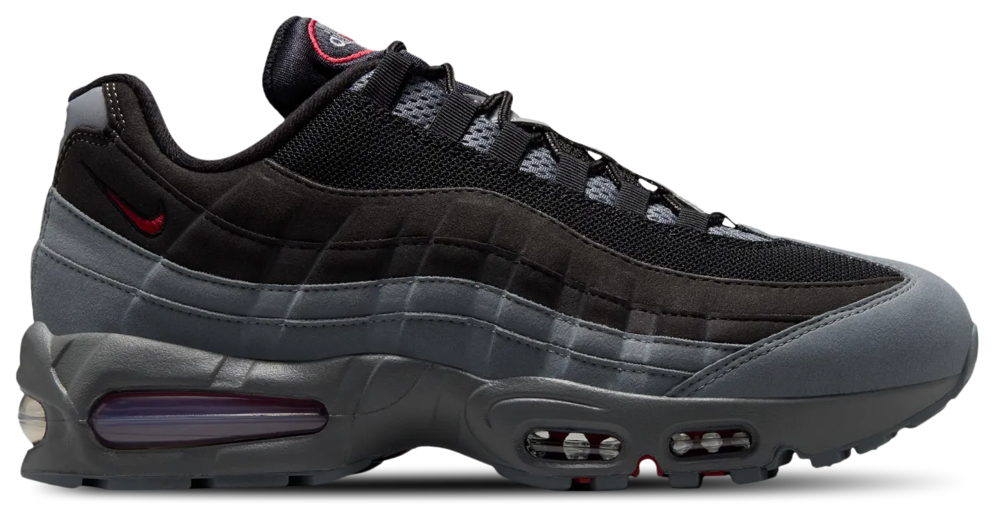 Nike Air Max 95 Big Bubble - Tough Red/Smoke Grey/Black - Image 1