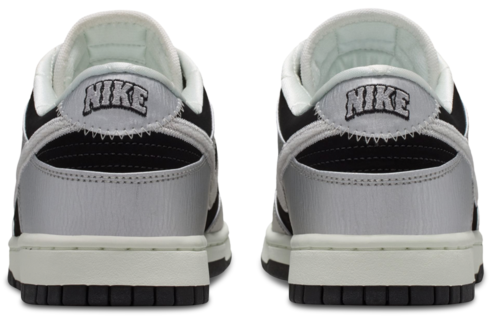 Nike Dunk Low - Black/Silver/Red - Image 3