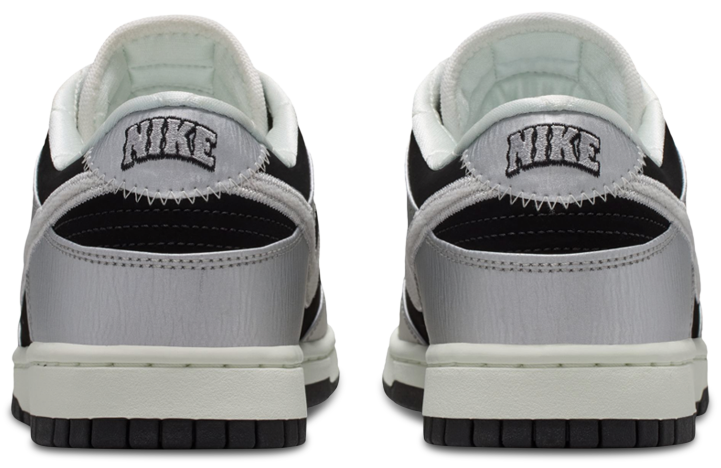 Nike Dunk Low - Black/Silver/Red - Image 3