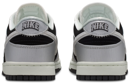 Nike Dunk Low - Black/Silver/Red - Image 3