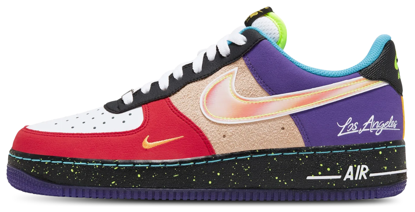 Nike Air Force 1 '07 LV8 - White/Black/Hyper Jade - Image 4