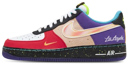 Nike Air Force 1 '07 LV8 - White/Black/Hyper Jade - Image 4