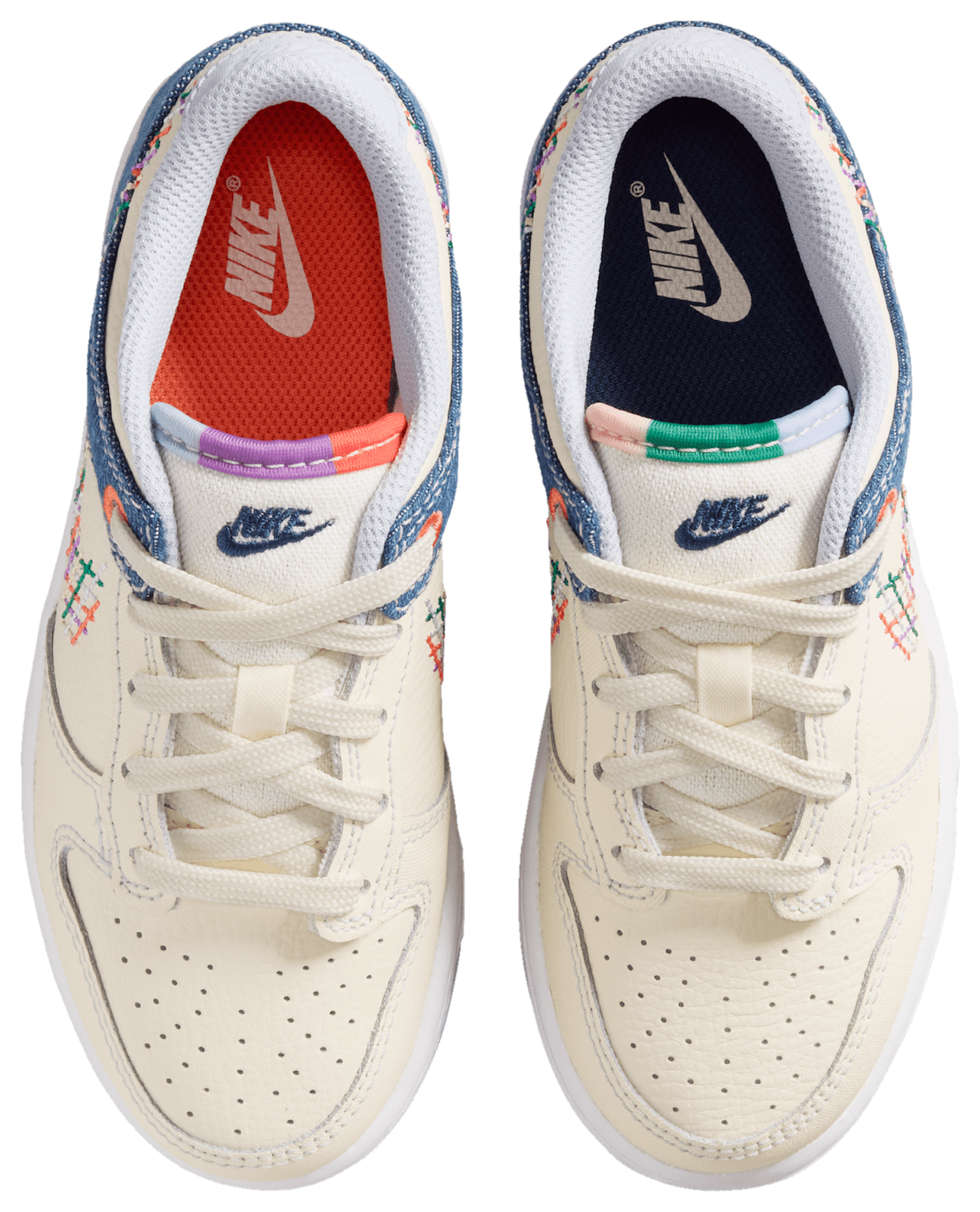 Nike Dunk Low 童款 - Soft Pearl/Multicolor (R1826022) - Image 4