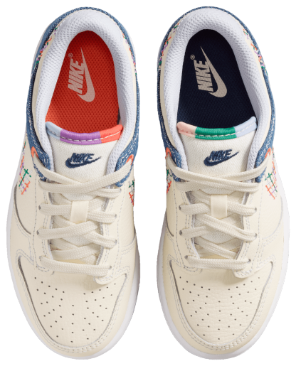 Nike Dunk Low 童款 - Soft Pearl/Multicolor (R1826022) - Image 4