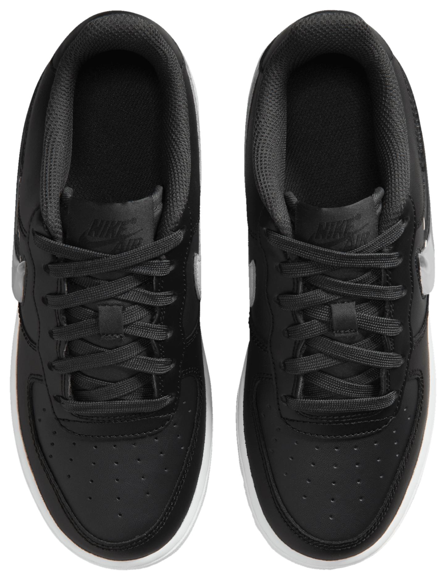 Nike Air Force 1 童款 - Vast Grey/Dark Smoke Grey/Black - Image 4