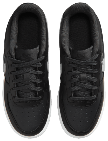 Nike Air Force 1 童款 - Vast Grey/Dark Smoke Grey/Black - Image 4