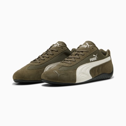 Speedcat Mesh Sneakers - Loden Green-Warm White - 4