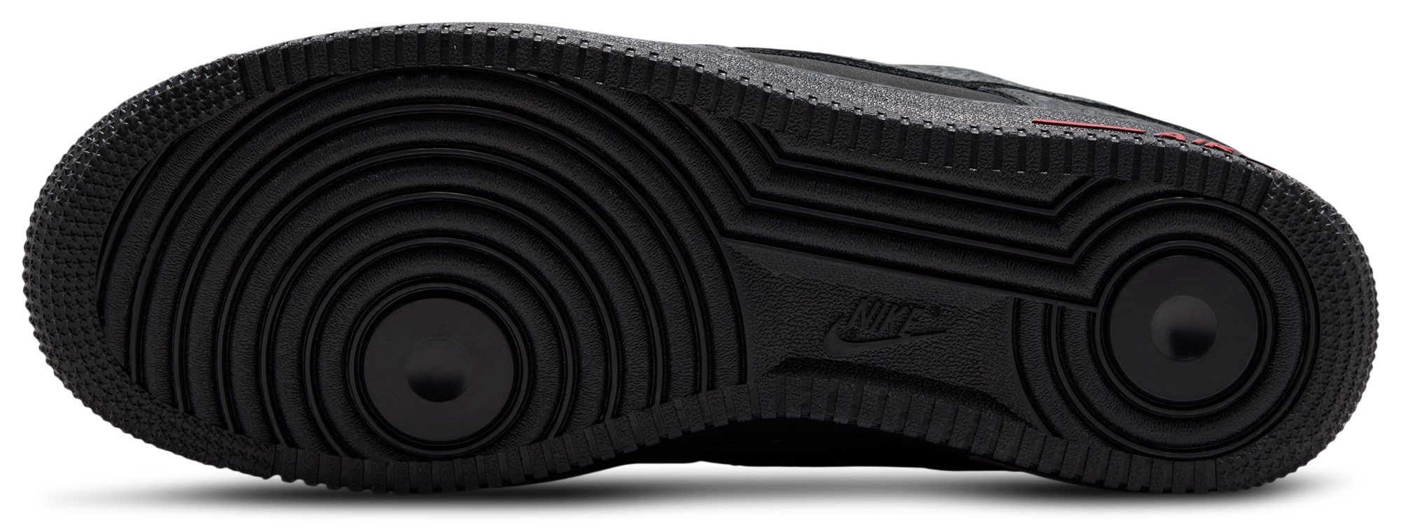 Nike Air Force 1 Low LE - Black/Tough Red/Dark Smoke Grey - Image 5