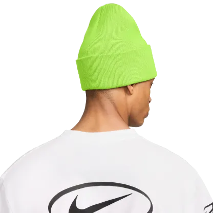 Nike Peak Futura Beanie - Volt/White - Image 2