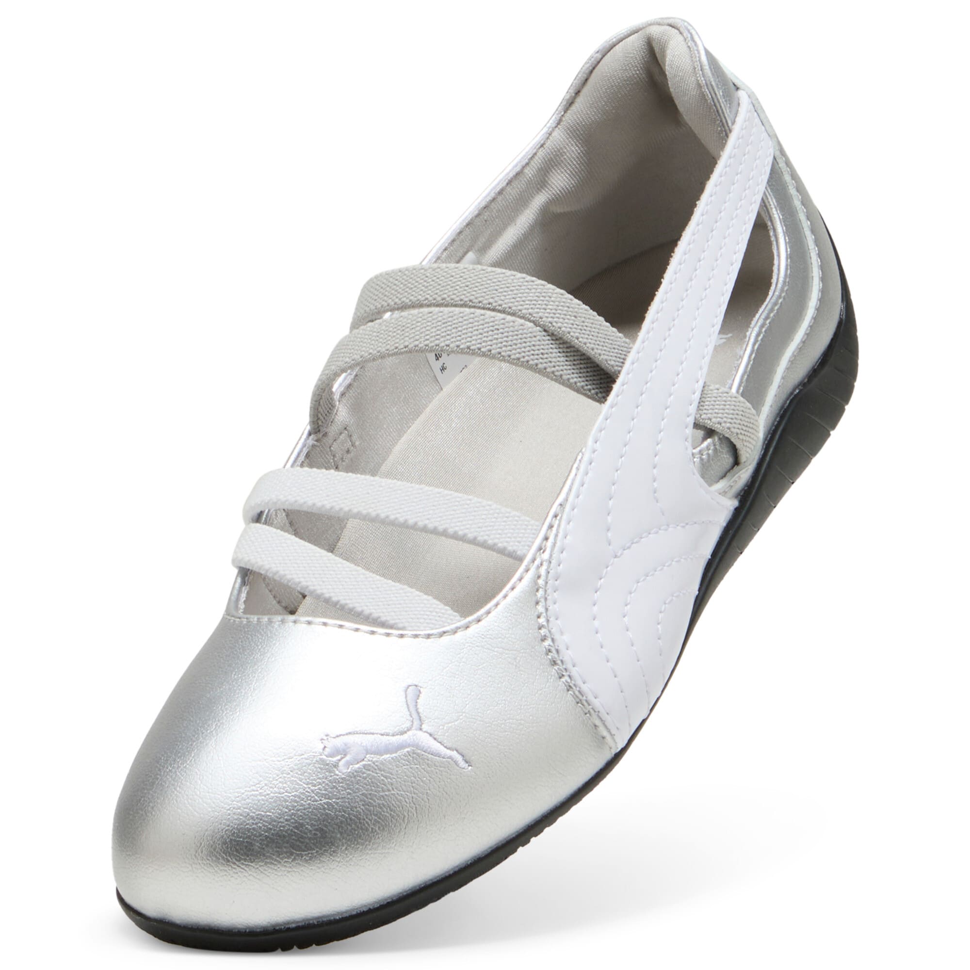 Speedcat Ballet Metallic Big Kids Sneakers - Ash Gray-PUMA White-PUMA Black - 6