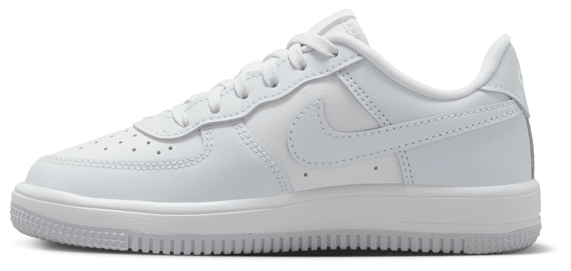 Nike Air Force 1 Low Lace 童款 - Alabaster/Platinum Tint/Aura - Image 2