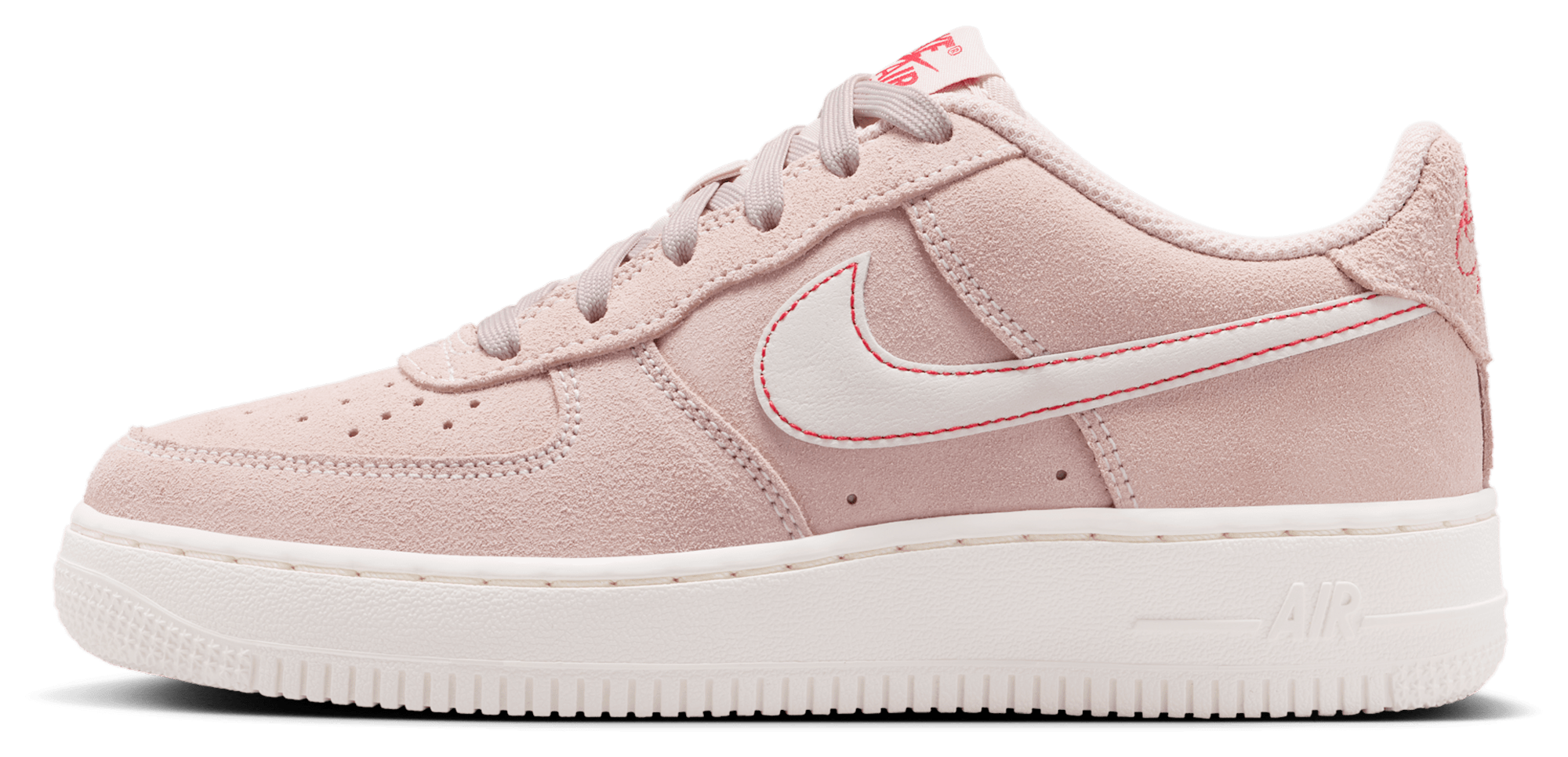 Nike Air Force 1 LV8 1 童款 - Red/Sail - Image 2