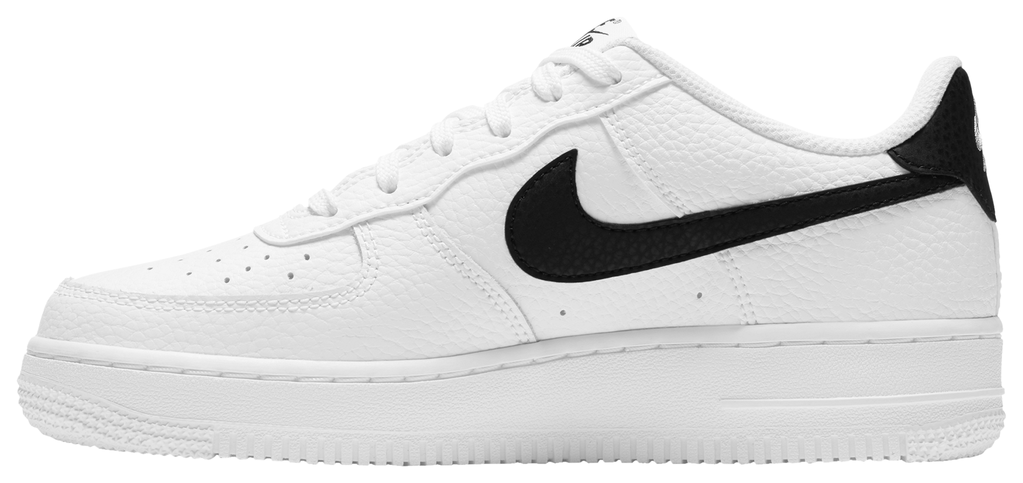 Nike Air Force 1 Low 童款 - White/Black - Image 2