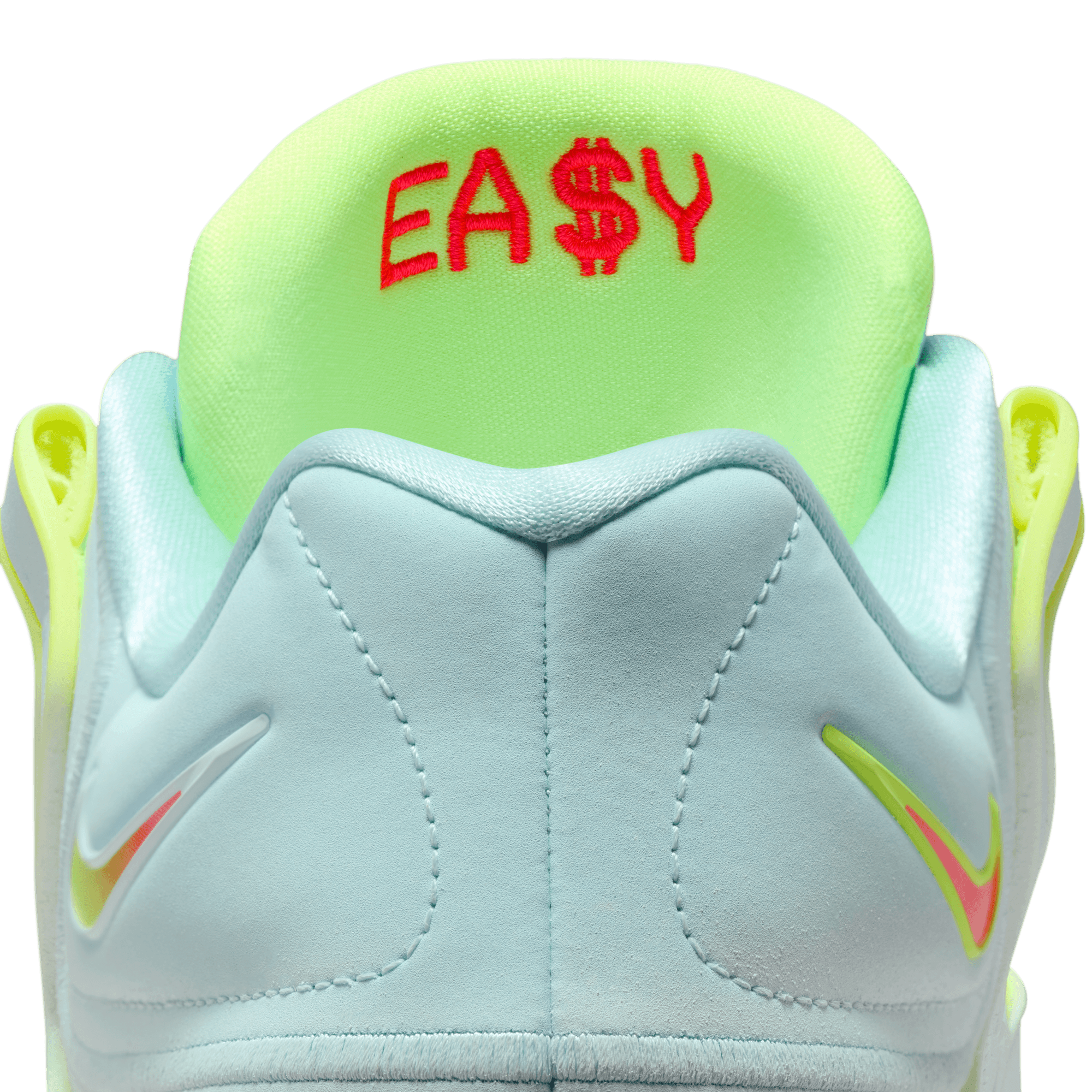 Nike KD18 PRM - White/Glacier Blue/Volt - Image 9