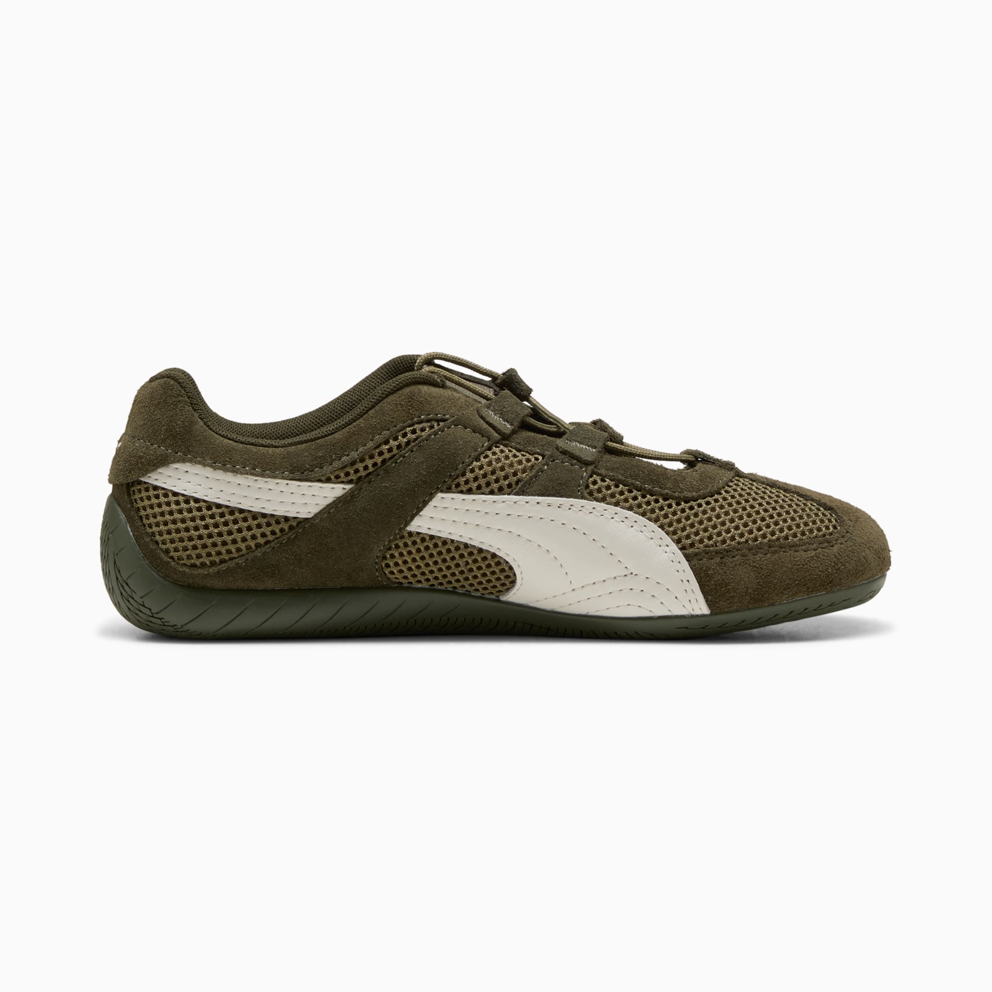 Speedcat Go Women's Sneakers - Dark Olive-Warm White - 7