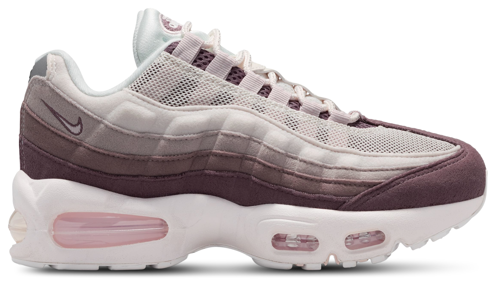 Nike Air Max 95 童款 - White/Pink/Brown - Image 1