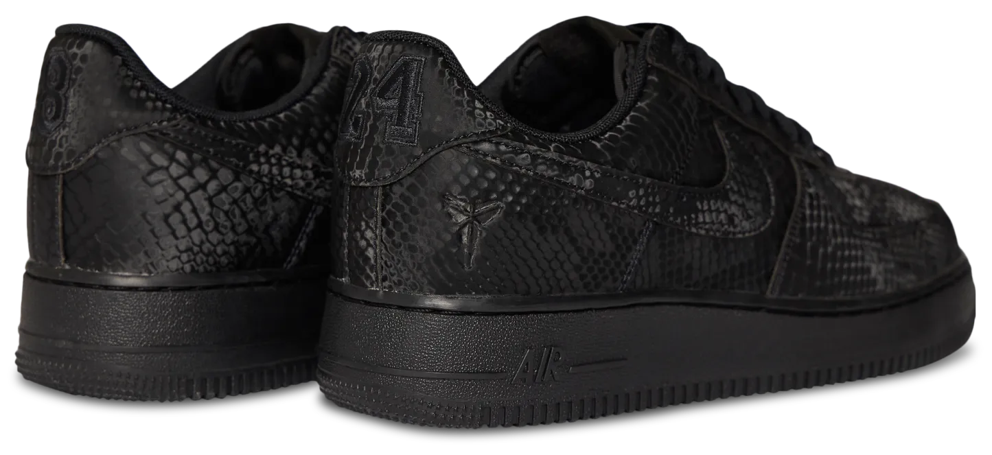Nike Kobe Air Force 1 Low - Black/Black - Image 3