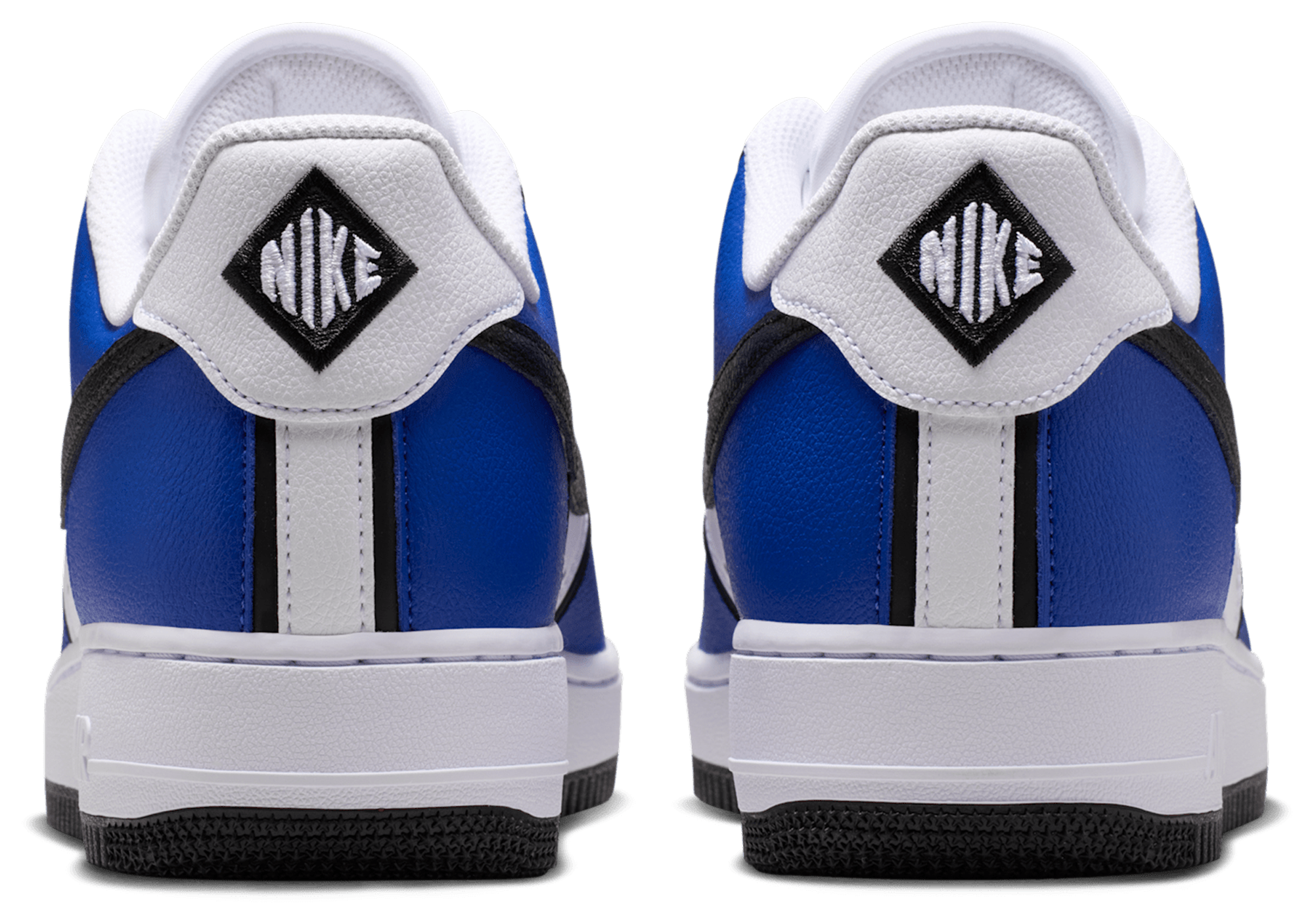 Nike Air Force 1 '07 LV8 - White/Black/Old Royal - Image 3