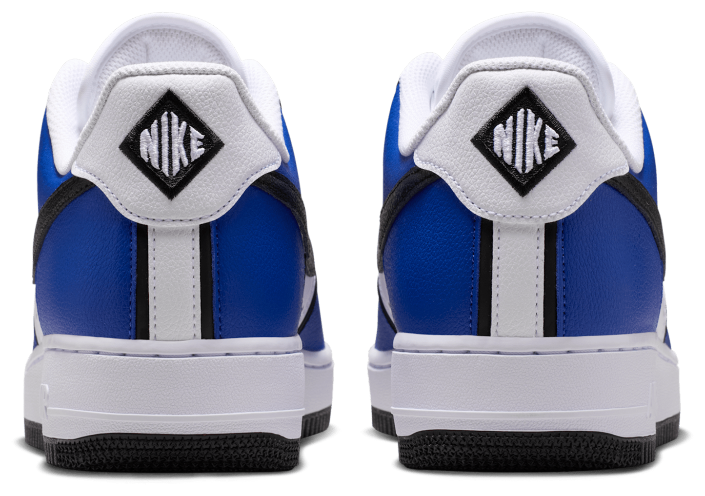 Nike Air Force 1 '07 LV8 - White/Black/Old Royal - Image 3