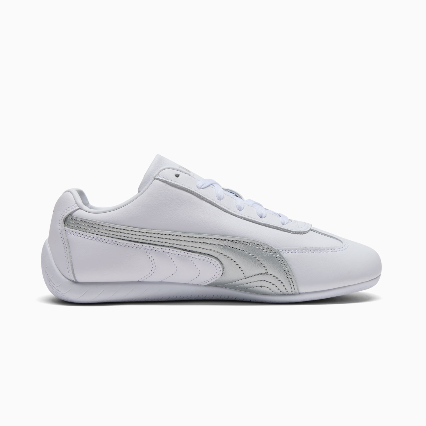 Speedcat Leather Women's Sneakers - PUMA White-PUMA Silver - 7