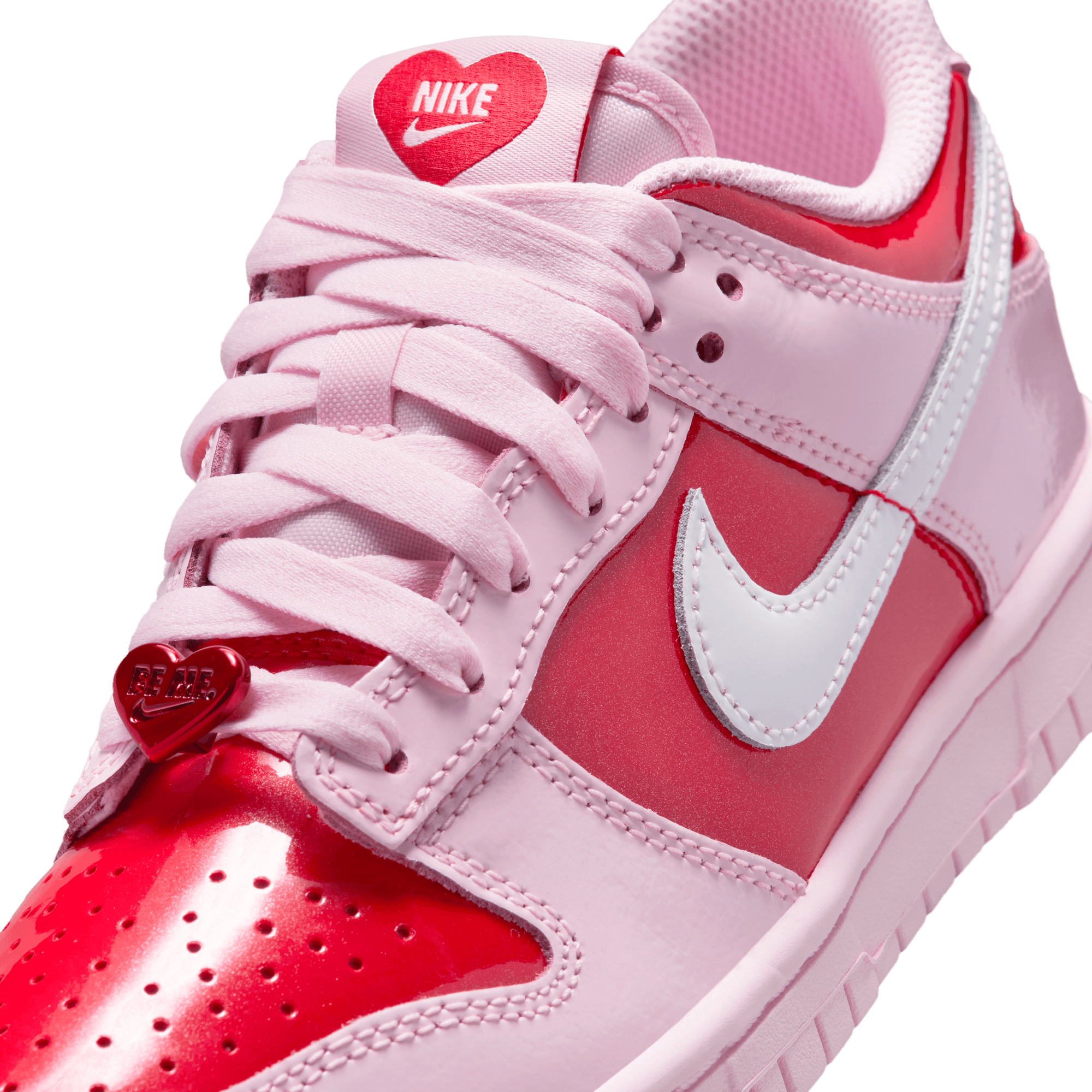 Nike Dunk Low Valentine's Day 童款 - Red/Pink Foam/Summit White - Image 7
