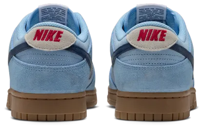 Nike Dunk Low Retro - Summit White/Soft Blue/Midnight Navy - Image 3