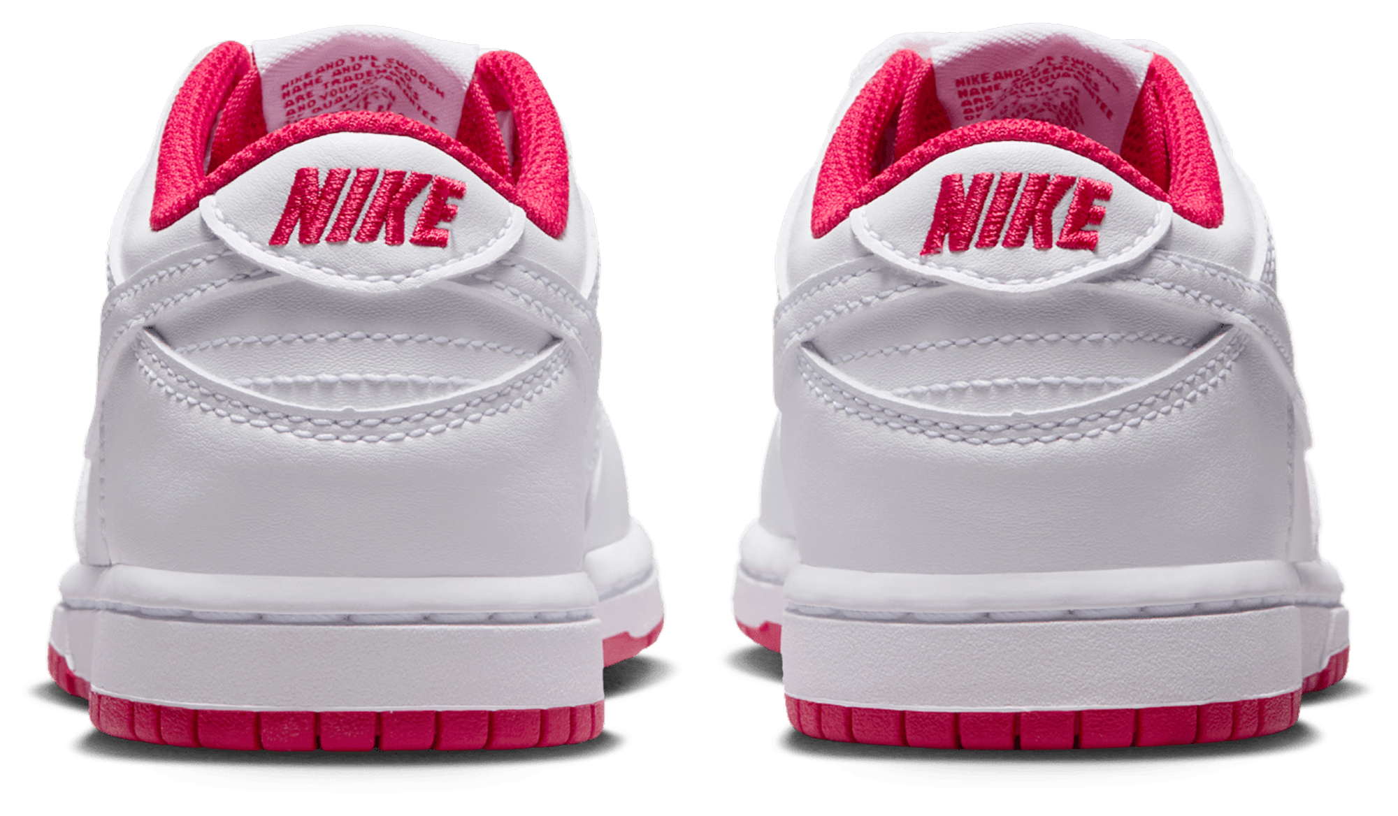 Nike Dunk Low 童款 - Red/White - Image 3