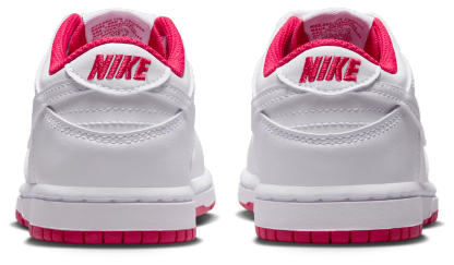 Nike Dunk Low 童款 - Red/White - Image 3
