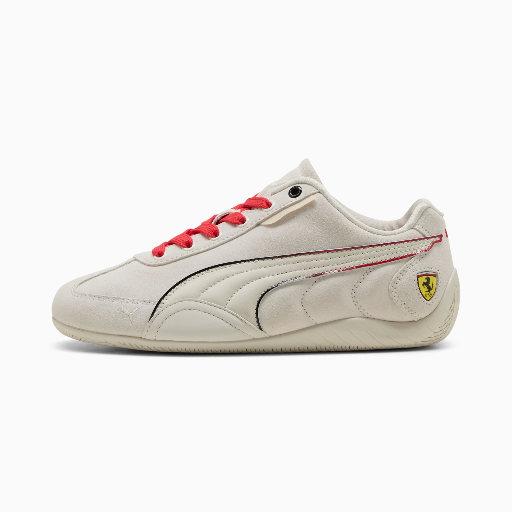 Scuderia Ferrari Speedcat Women's Sneakers - Vapor Gray-Rosso Corsa - 1
