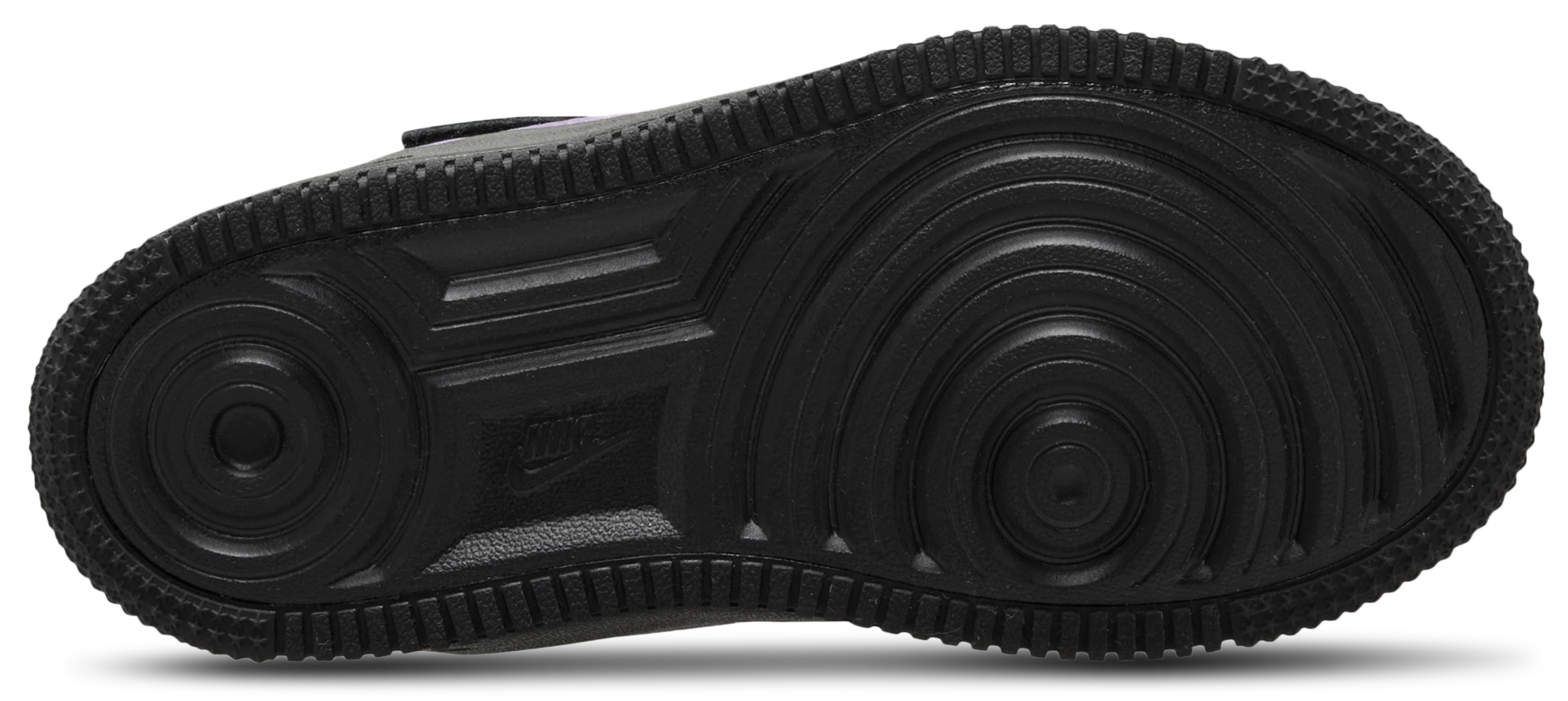 Nike Air Force 1 童款 - Black/Purple - Image 4
