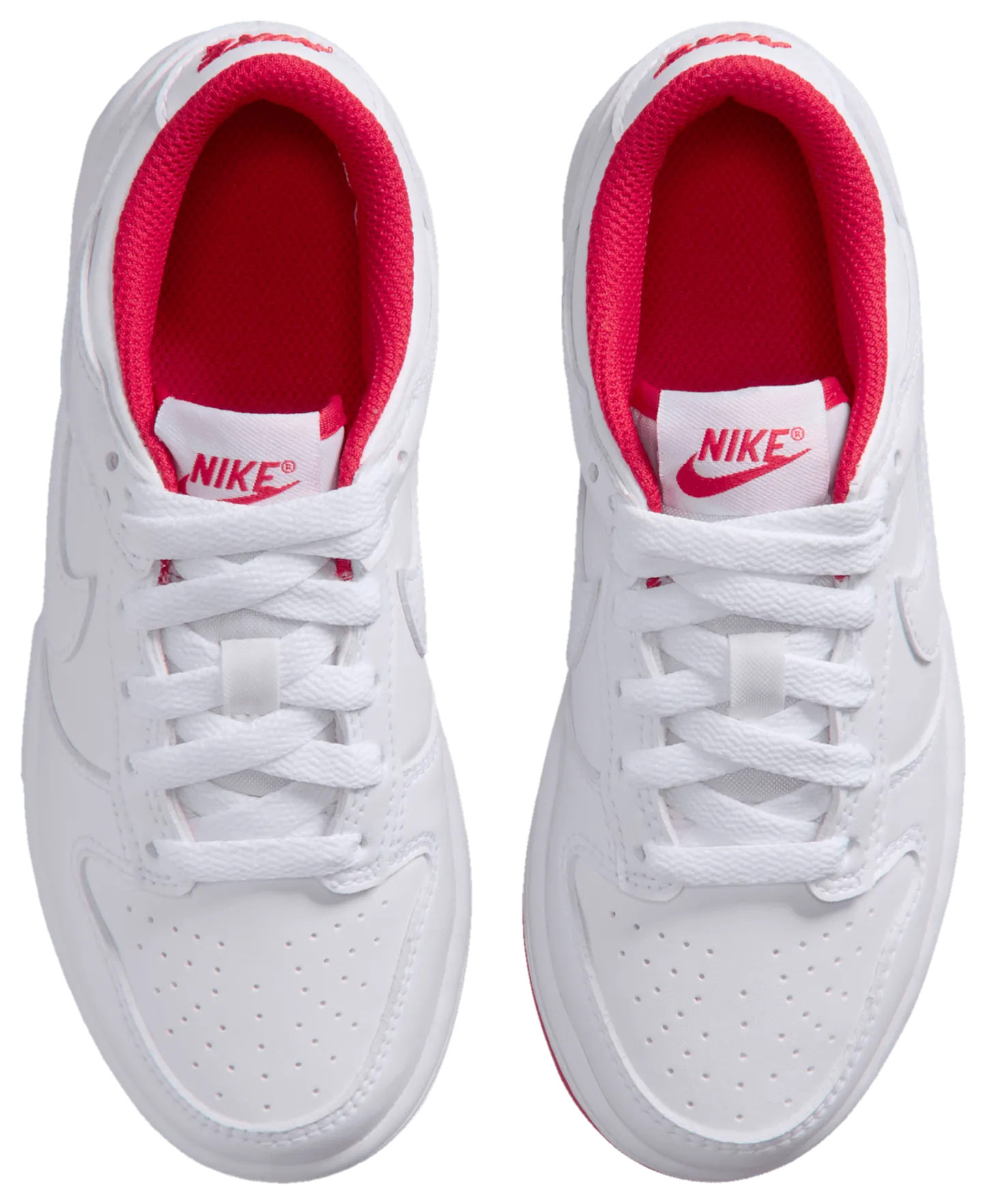 Nike Dunk Low 童款 - Red/White - Image 4