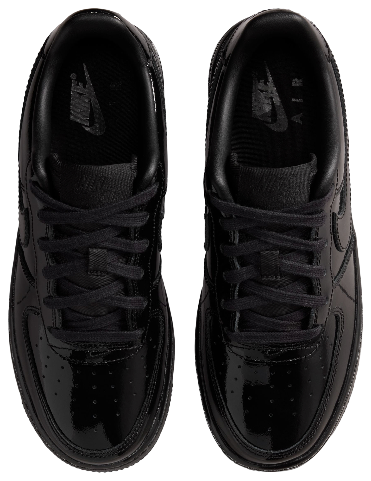 Nike Air Force 1 童款 - Black/Black - Image 4
