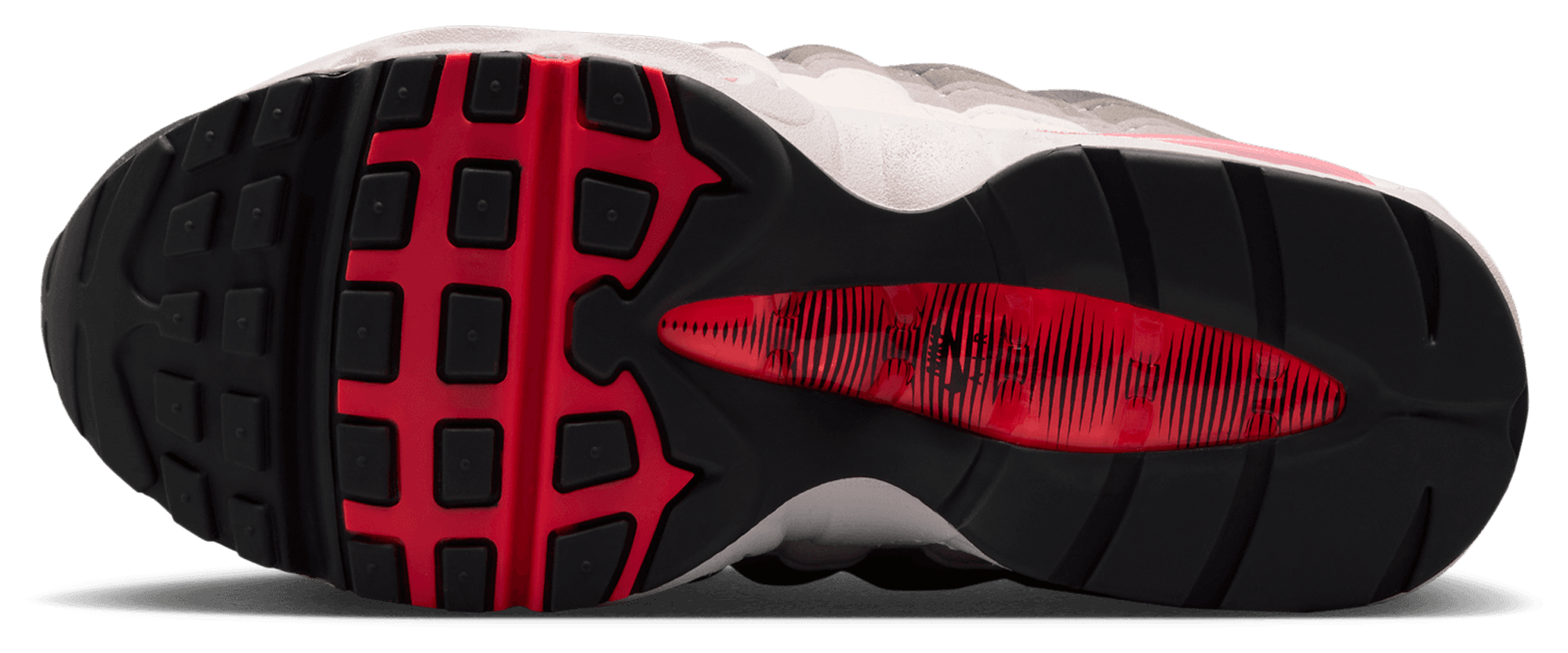 Nike Air Max 95 童款 - Anthracite/Solar Red - Image 5