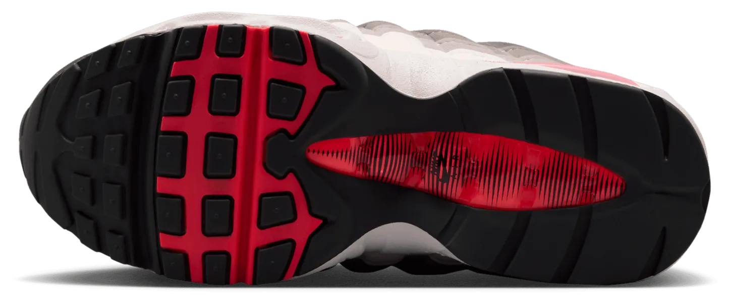 Nike Air Max 95 童款 - Anthracite/Solar Red - Image 5