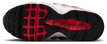 Nike Air Max 95 童款 - Anthracite/Solar Red - Image 5
