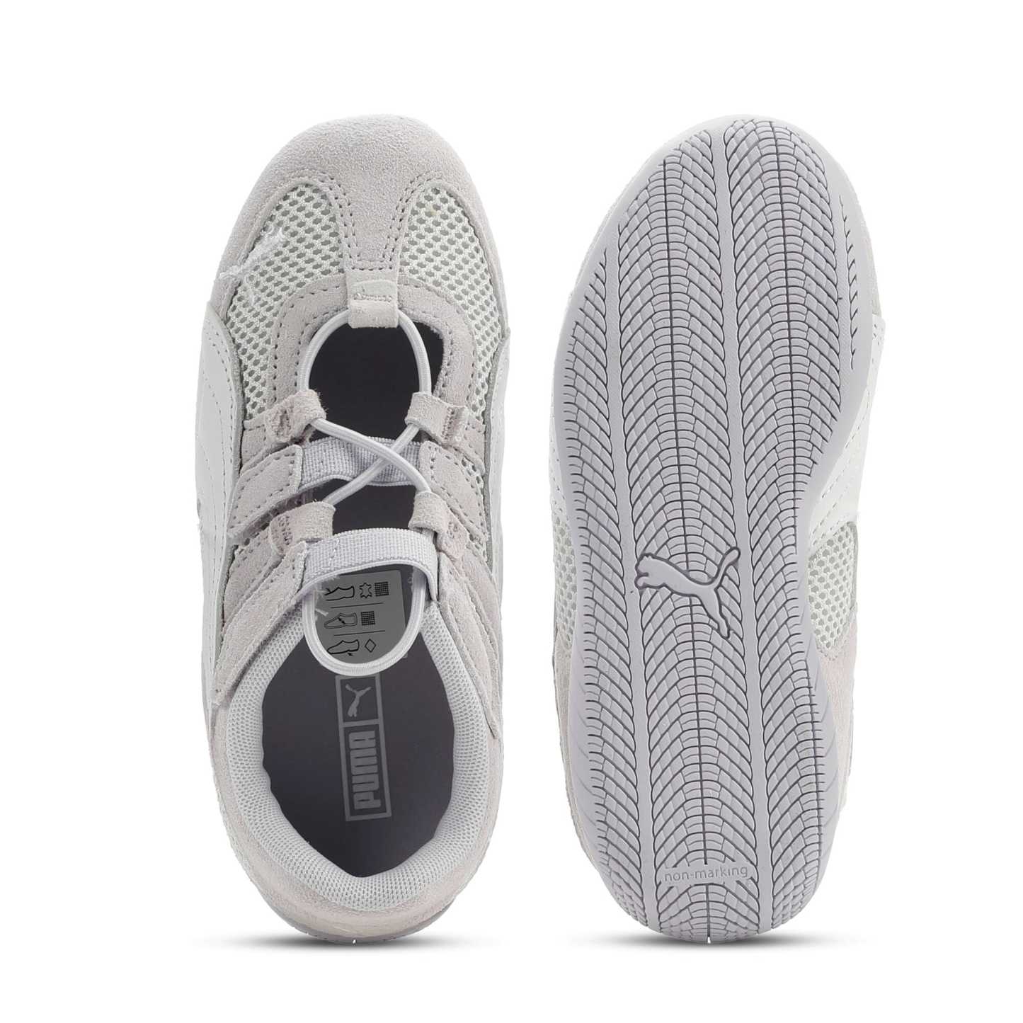 Speedcat Go Little Kids' Easy On Sneakers - Spring Lavender-PUMA White-Feather Gray - 4