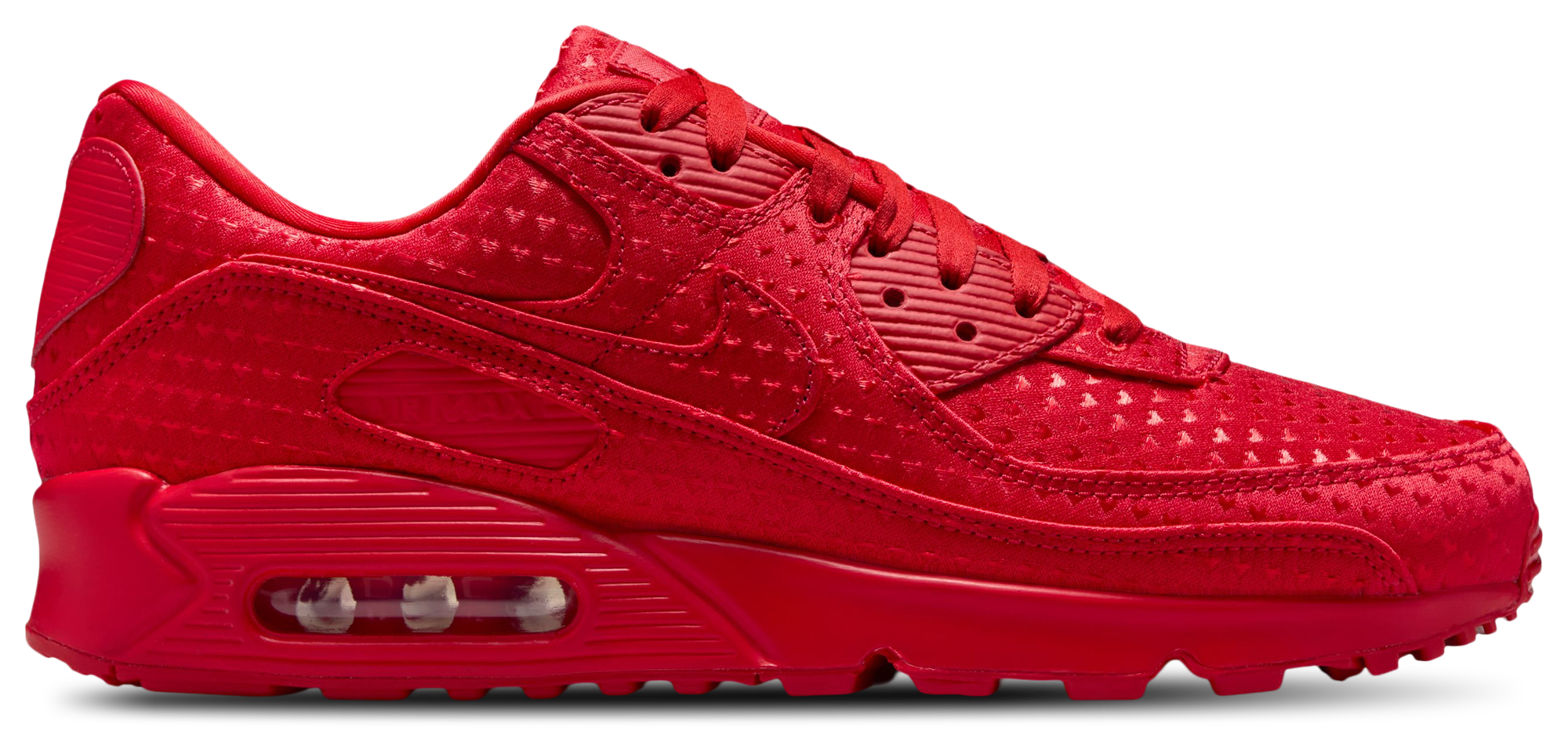 Nike Air Max 90 Premium - University Red/Black - Image 1