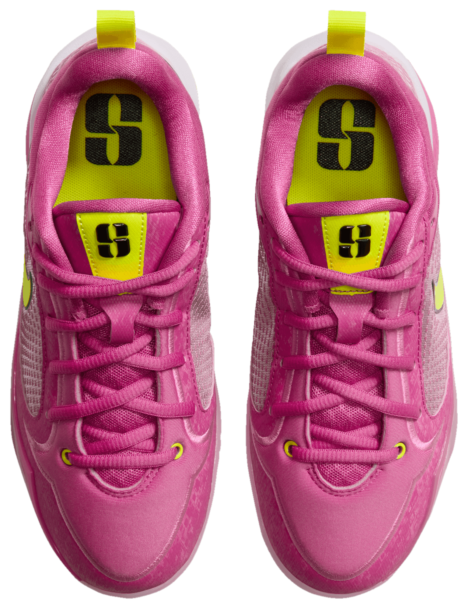 Nike Sabrina 4 童款 - Pink Rise/Lemon Venom/Desert Pink - Image 4