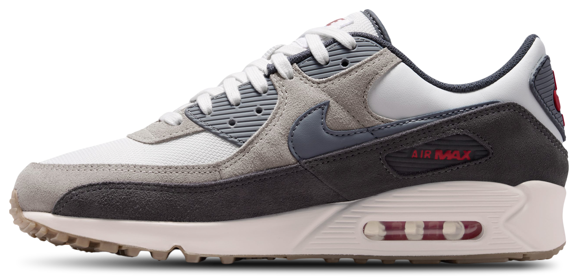 Nike Air Max 90 Premium - College Grey/Summit White/Particle Grey - Image 2